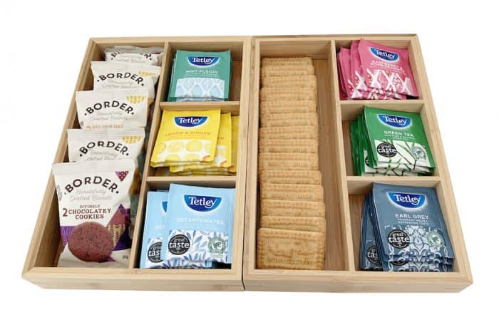 Two Wooden Drawer Dividers – Organiser Tray Dual Pack