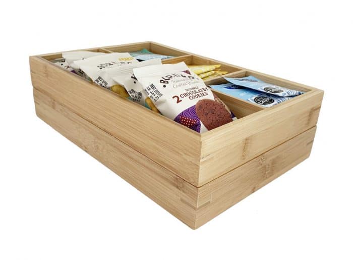 Two Wooden Drawer Dividers – Organiser Tray Dual Pack