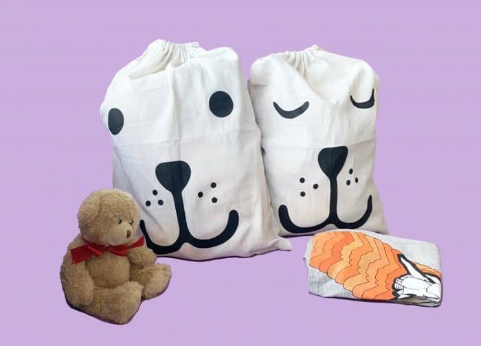Pack of 2 Large Laundry Bags – Dual Storage Bags