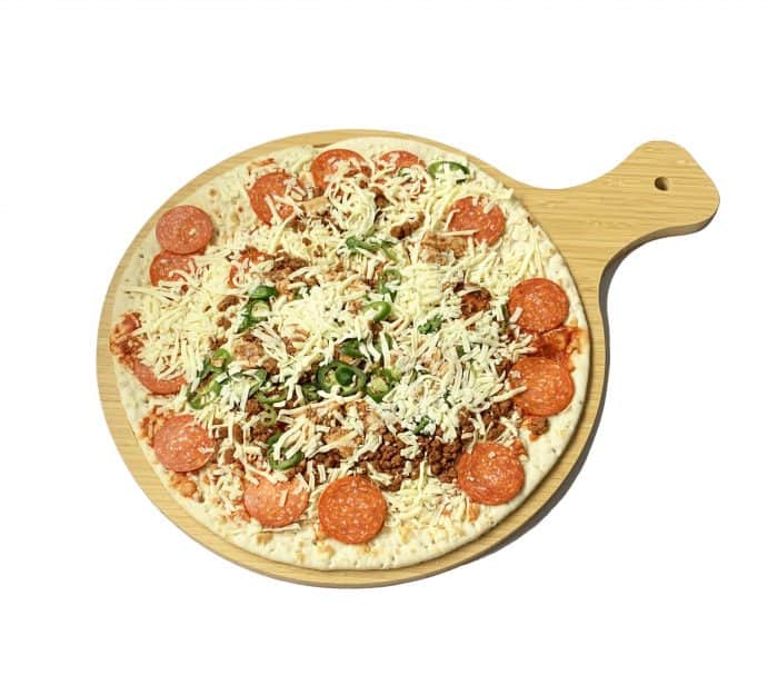 wooden pizza peel charcuterie board
