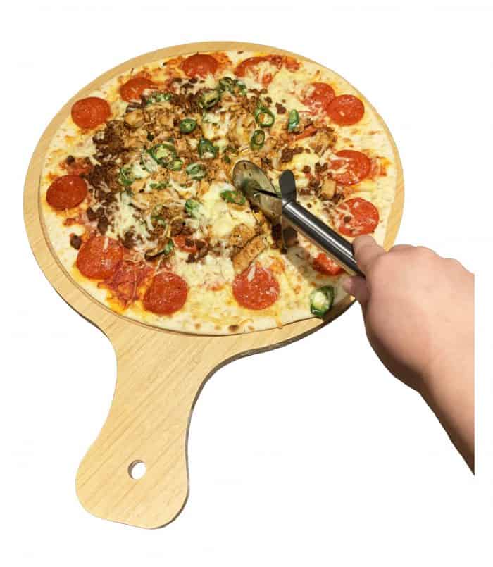 Wooden Large Pizza Paddle Cheese Board