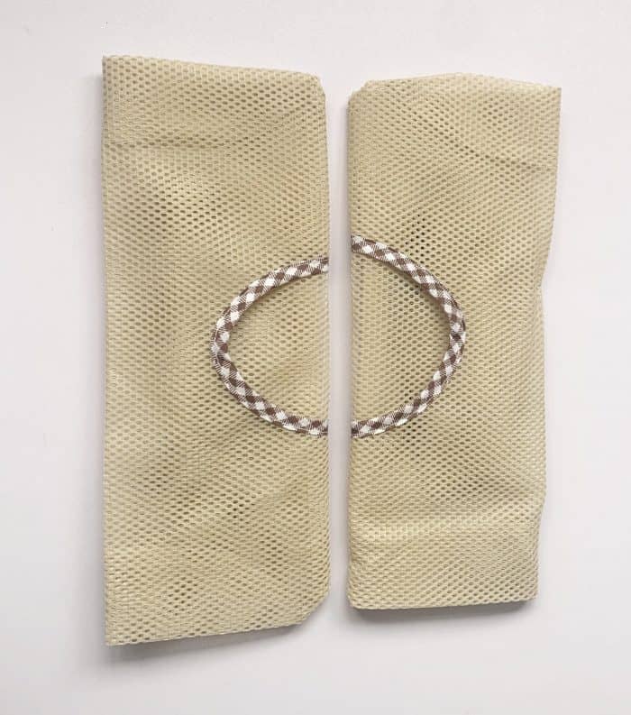 Pack of 2 Vegetable Storage Bags –  Durable Onion Bags