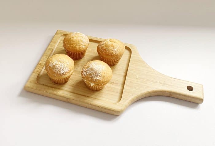 Small Wooden Cheese Board – Food Tray with Handle
