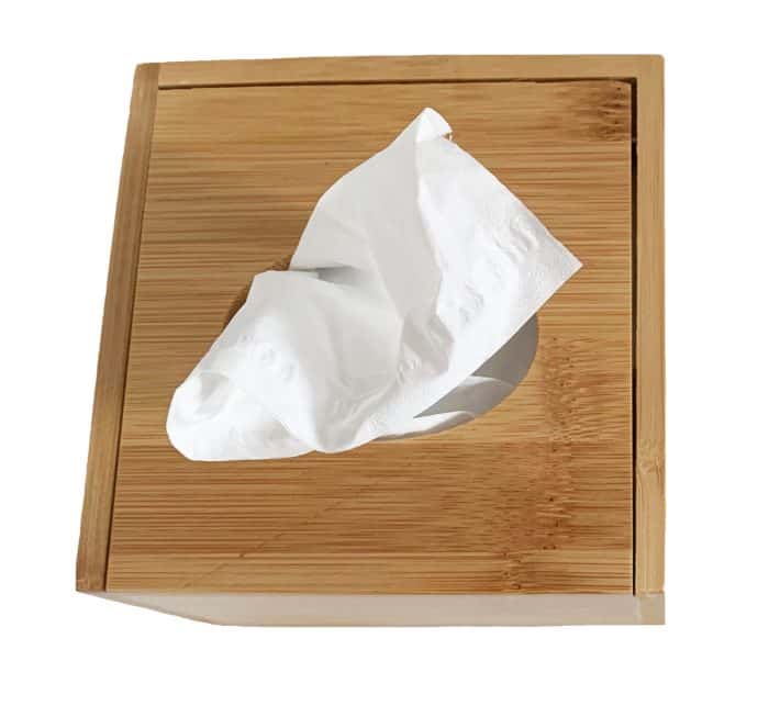 Small Wooden Tissue Box Holder