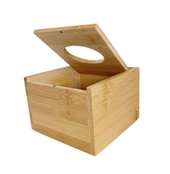 Small Wooden Tissue Box Holder