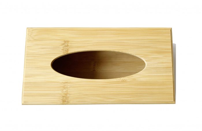 Wooden Tissue Box Holder Wipe Dispenser (New Model: Side Open)
