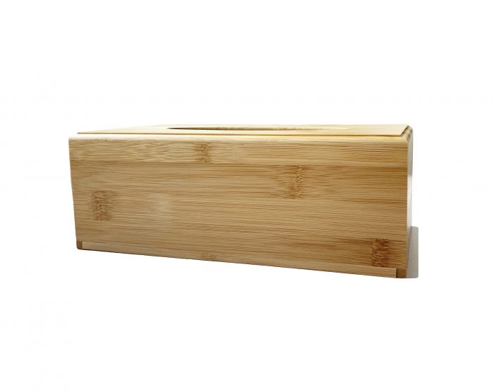 Wooden Tissue Box Holder Wipe Dispenser (New Model: Side Open)