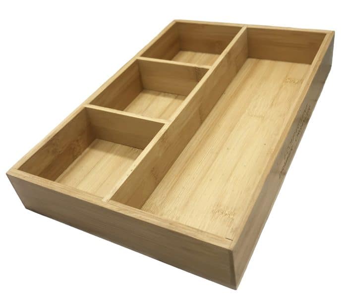 bamboo drawer organiser