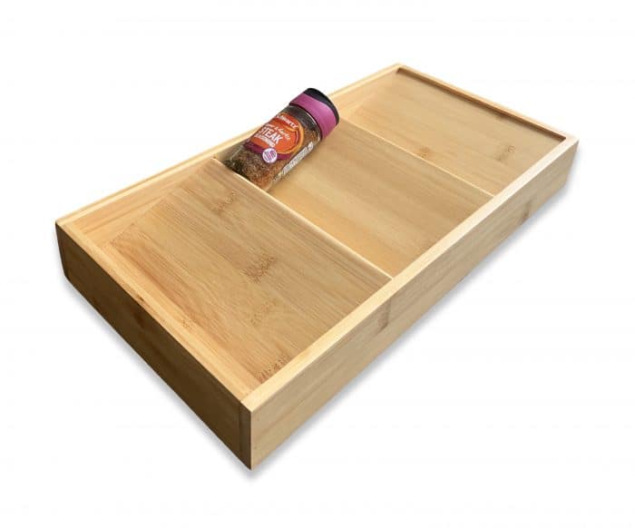 wooden spice rack