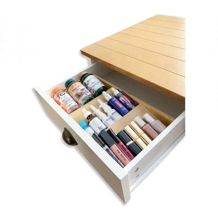 Wooden Drawer Organiser Kitchen Spice Rack